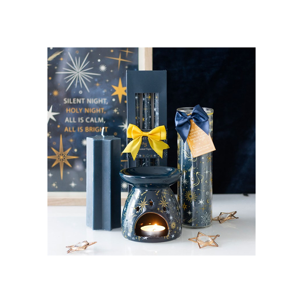 Starry Night Cinnamon & Blackberry Tube Candle