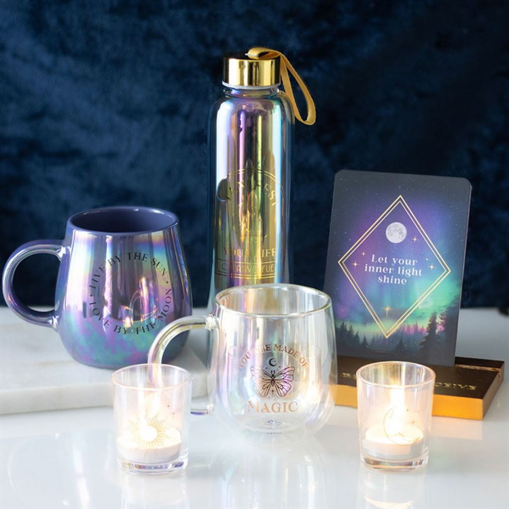 Live by the Sun Love by the Moon Iridescent Mug
