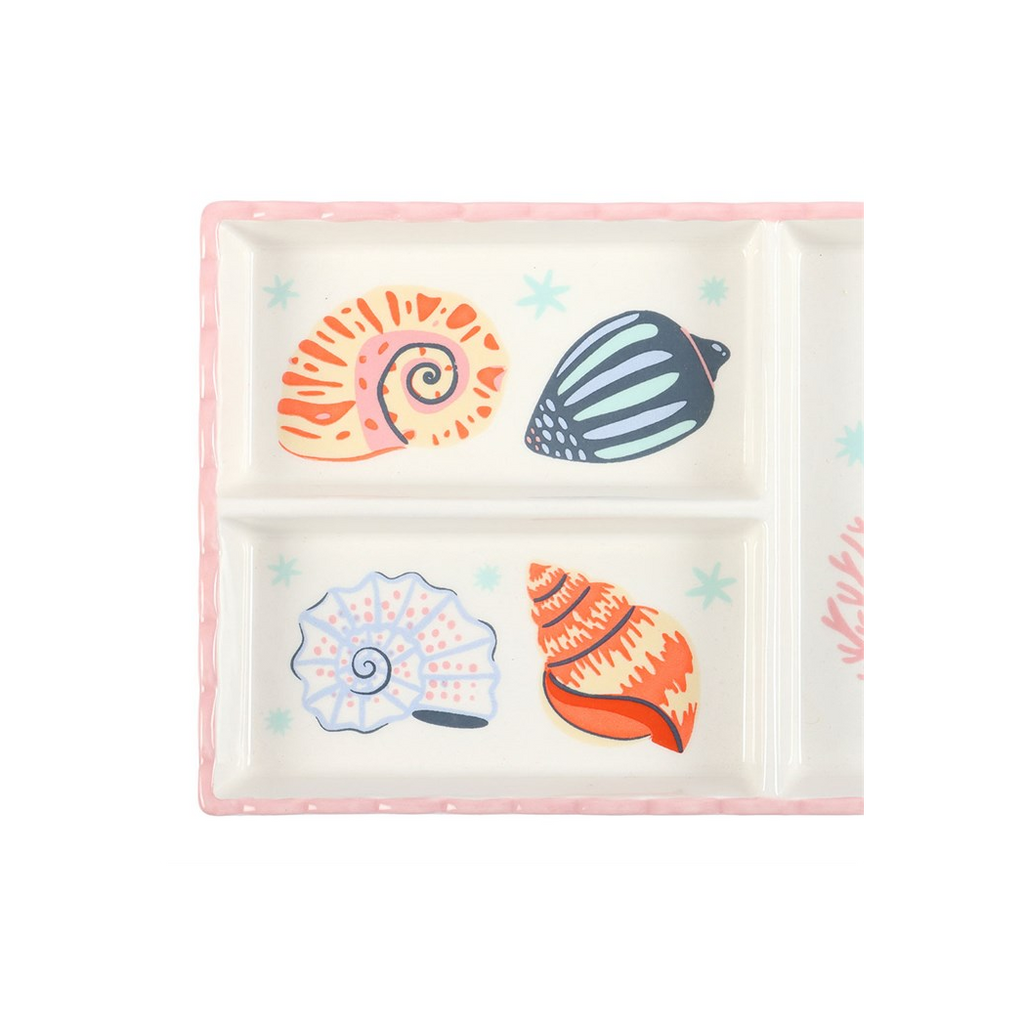 Pastel Shell and Coral Trinket Tray
