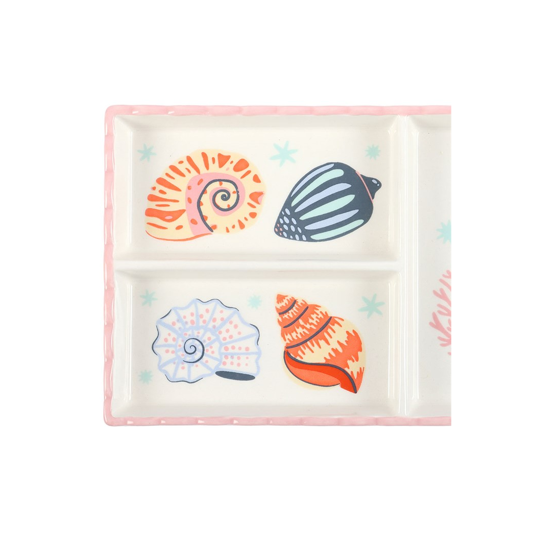 Pastel Shell and Coral Trinket Tray