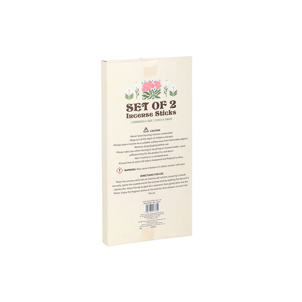 Set of 2 No Rain, No Flowers Incense Stick Packs